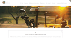 Desktop Screenshot of casagrandeaz.gov